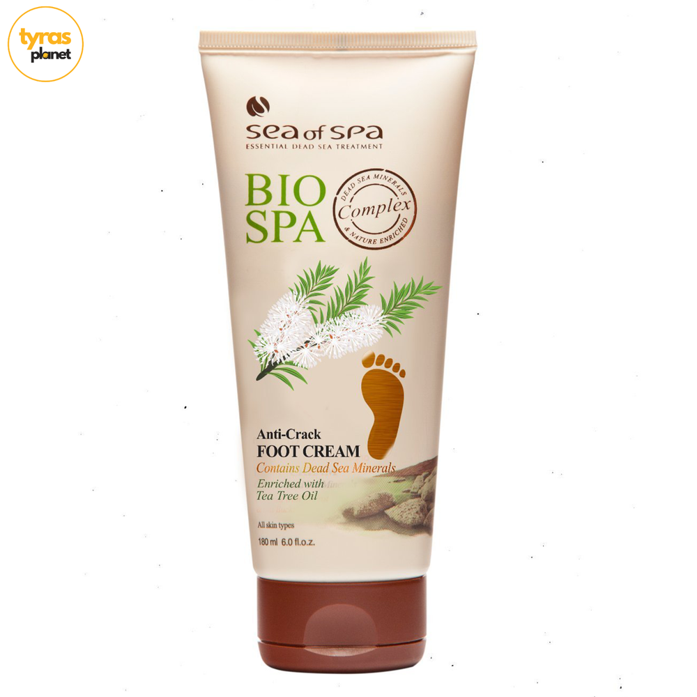 SEA OF SPA BIO SPA ANTI-CRACK FOOT CREAM WITH TEA TREE OIL 180 ml - 6.0 Oz