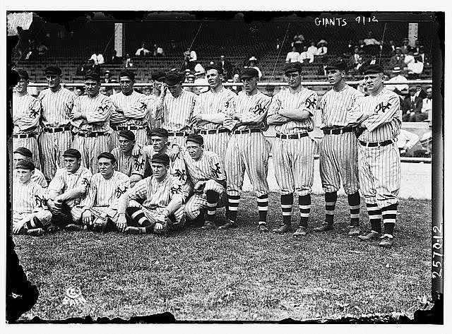 Photo:New York New York USA Giants Polo Grounds 1912 Baseball Team Photo