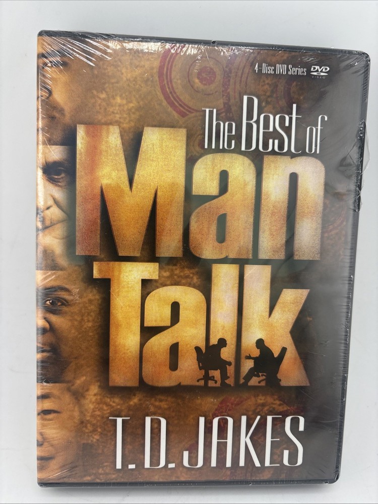 Bishop T. D. Jakes The Best of Man Talk Motivational 4-Disc Set CD NEW & SEALED