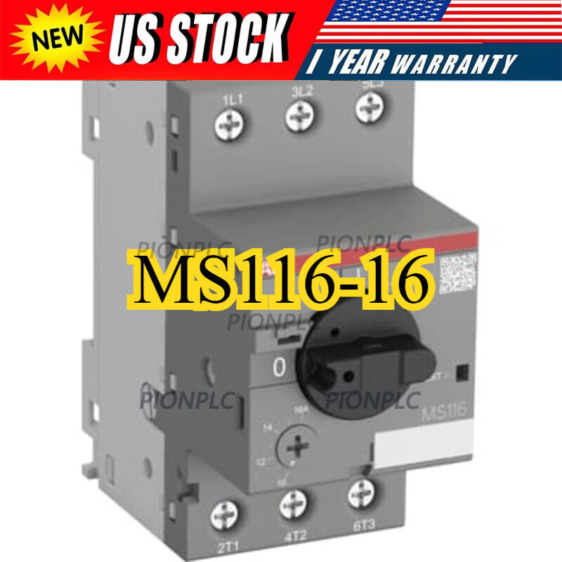 One New ABB Manual Engine Starter MS116-16 10-16A