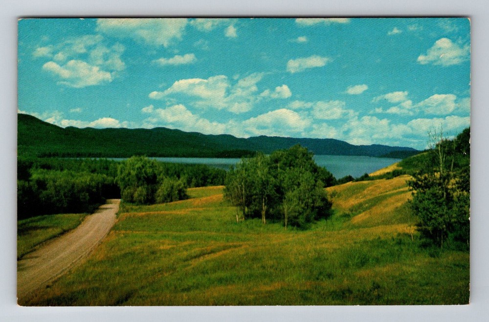 Canada- B.C. Highway 16 Francois Lake Old Postal Card View PC Vintage Postcard