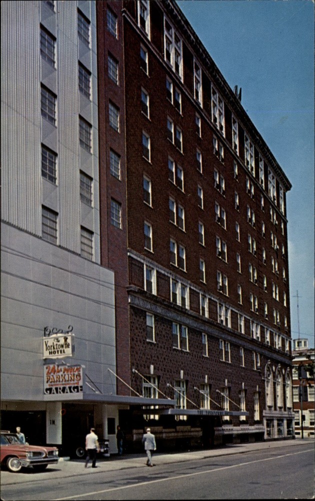 Hotel Yorktowne York Pennsylvania vintage postcard z263