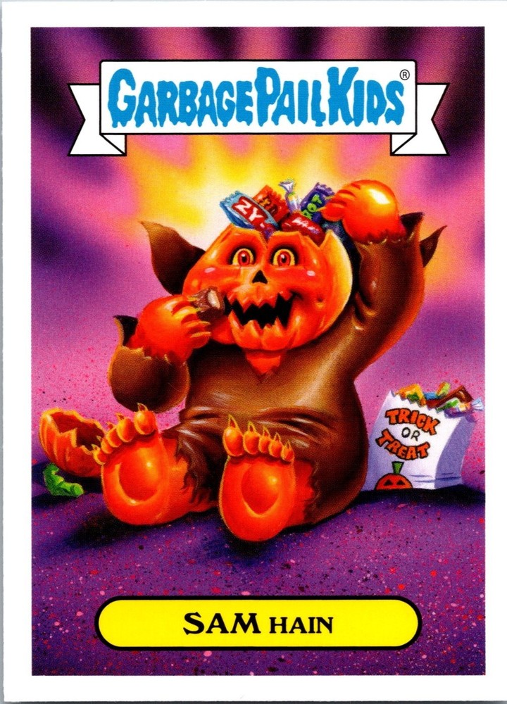 SAM HAIN 2A -  2019 Revenge of the Oh Horror-ible TOPPS GARBAGE PAIL KIDS