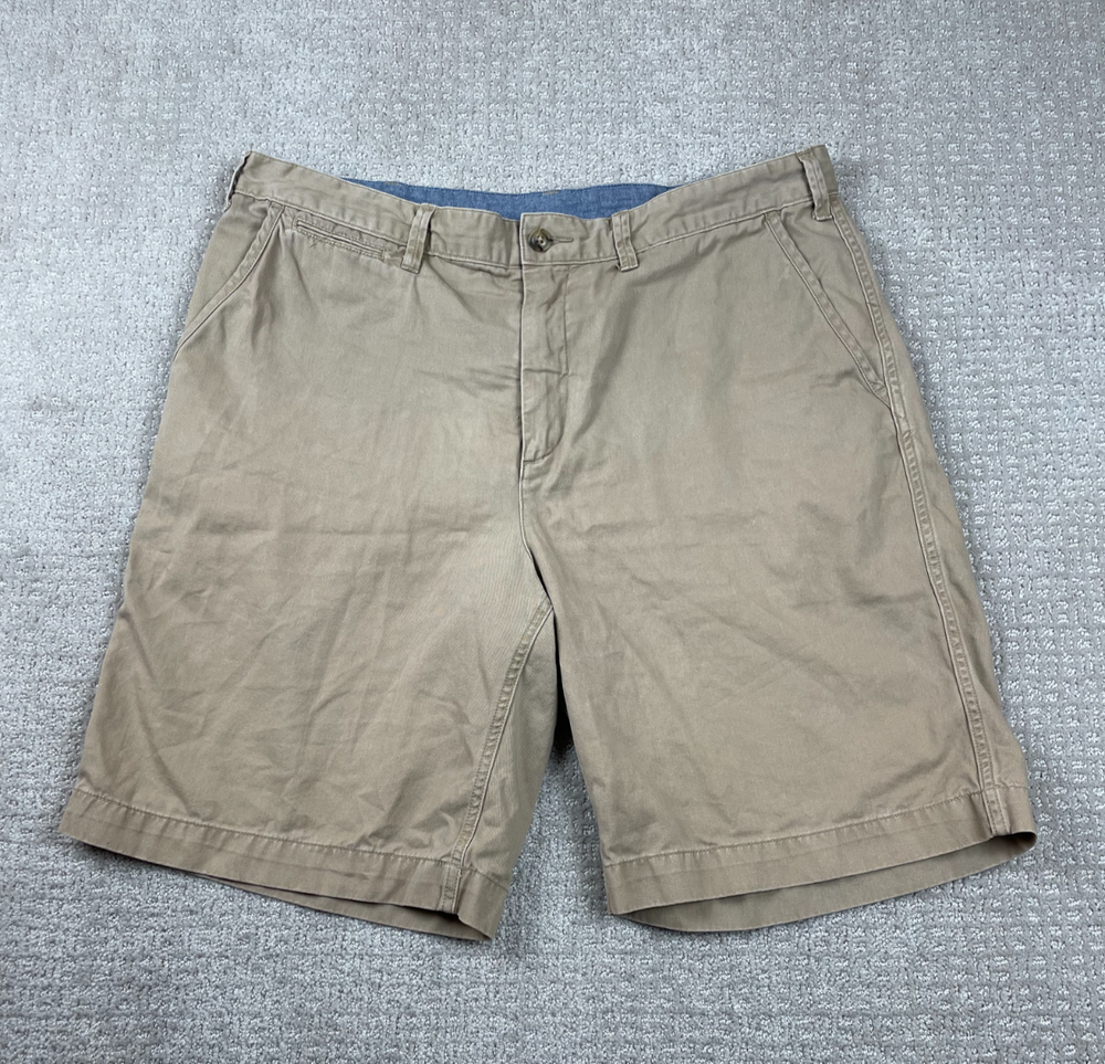 Polo Ralph Lauren Shorts Mens Size 36 Relaxed Fit Beige Cotton Twill Preppy Golf