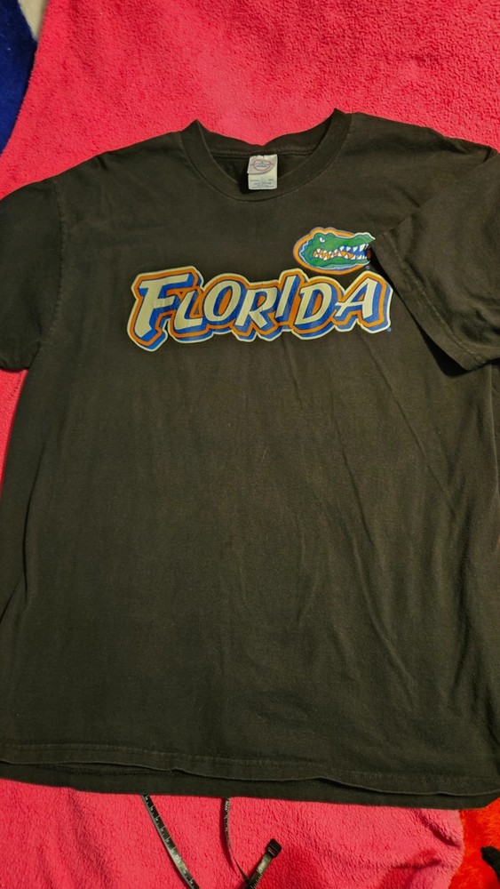 Florida Gators Emblem s/s T-shirt Black Top  Size L Women Men Unisex