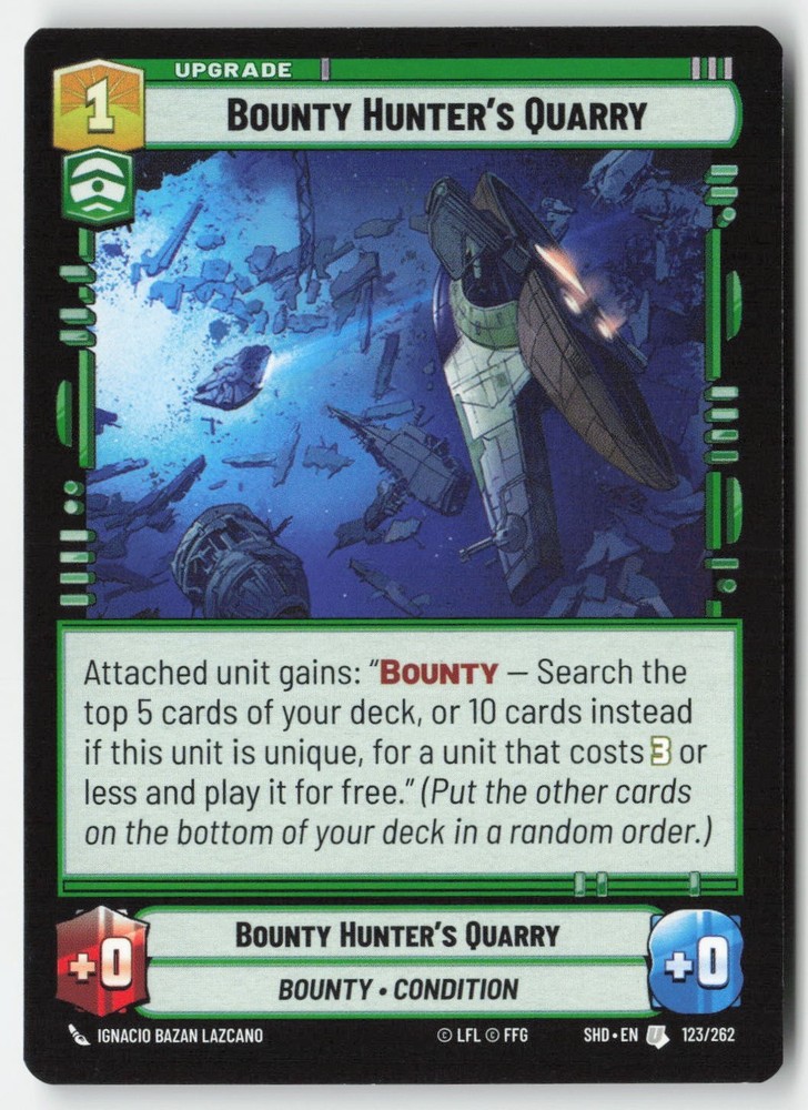 SWU - Bounty Hunter's Quarry SHD 123 Non-Foil