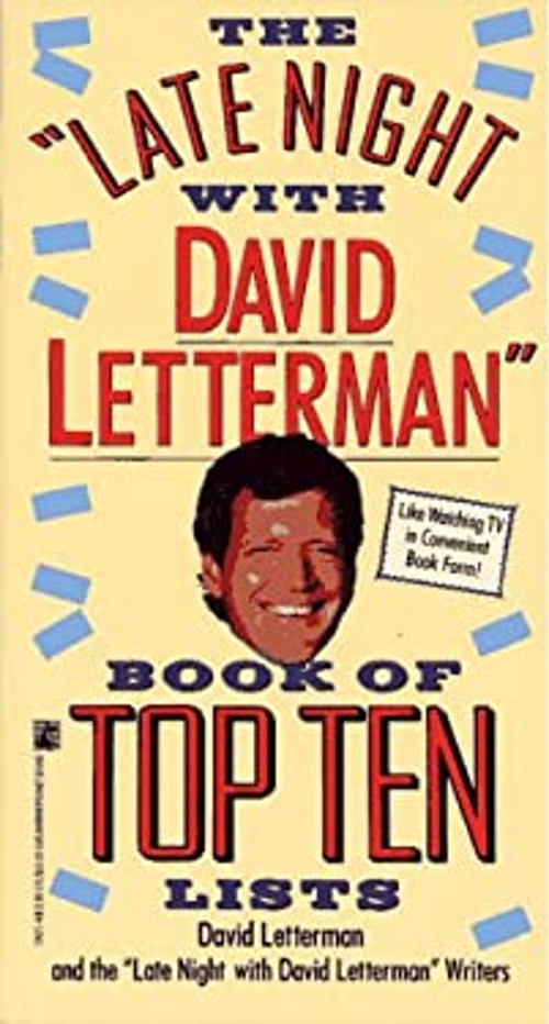The Late Night with David Letterman Book of Top Ten Lists Paperba