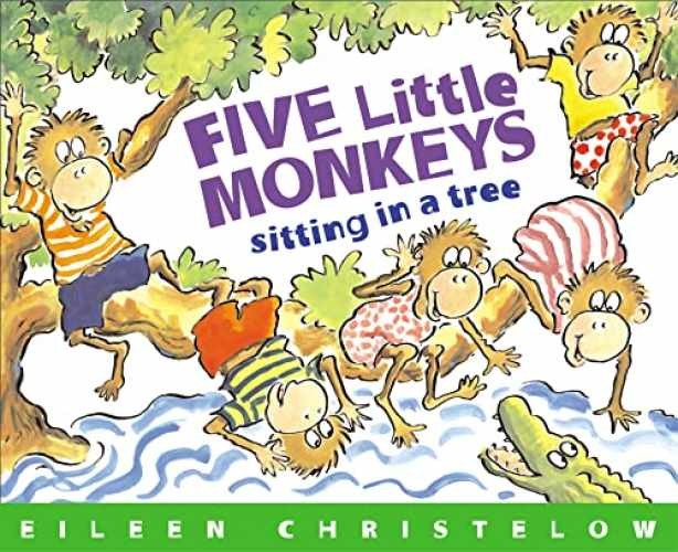 Five Little Monkeys Sitting in a - Paperback, by Christelow Eileen - Acceptable
