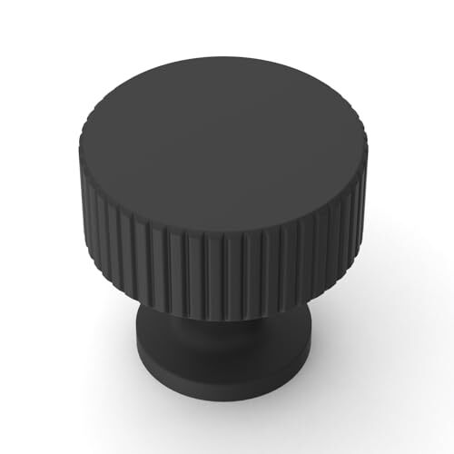 10 Pack Matte Black Cabinet Knobs for Kitchen Dresser Drawers
