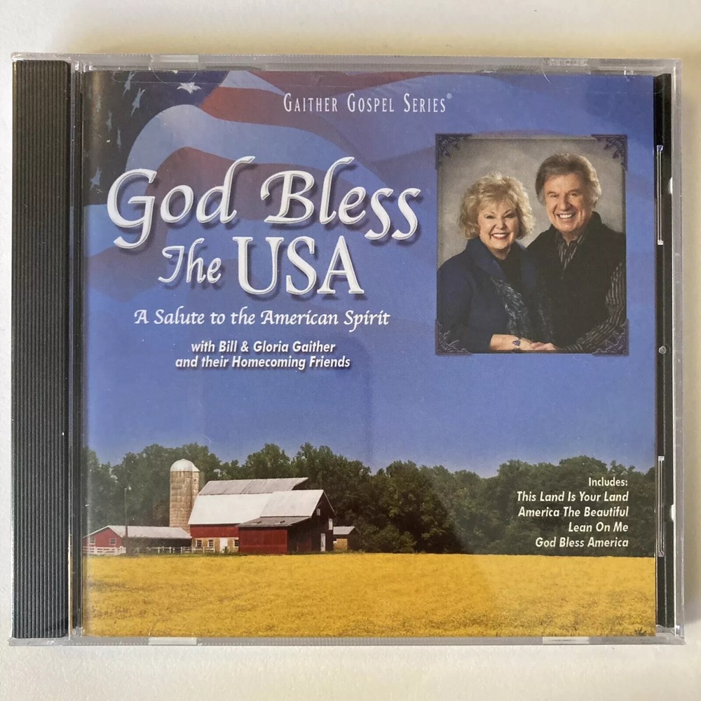 God Bless the USA: A Salute to the American Spirit Bill & Gloria Gaither CD  LN