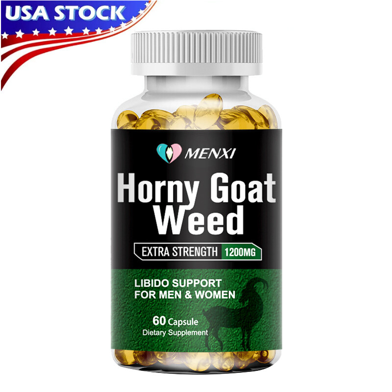 Horny Goat Weed Extract with Maca, Saw Palmetto Ginseng,Arginine, Enhancer