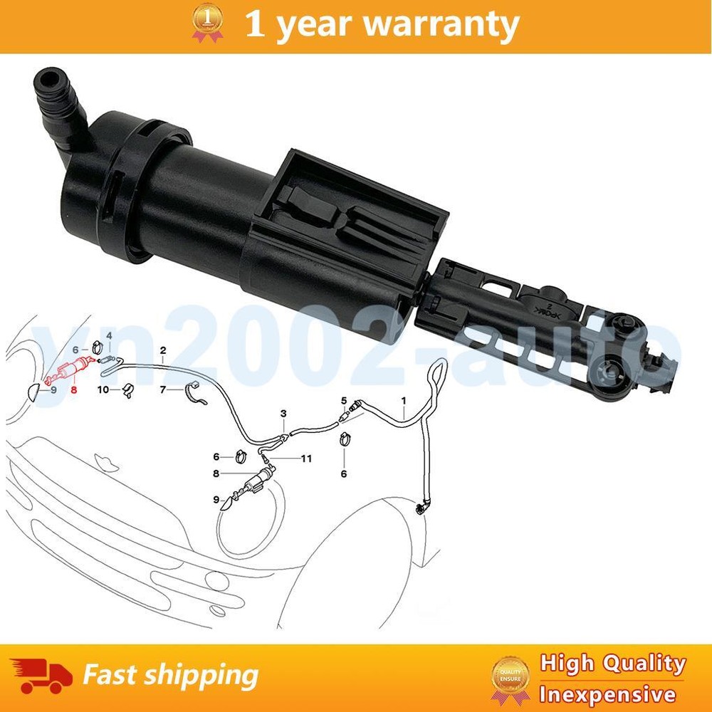 61677147046 Headlight Washer Pump Right Fits For Mini Cooper R50 R53 R52 1.6L