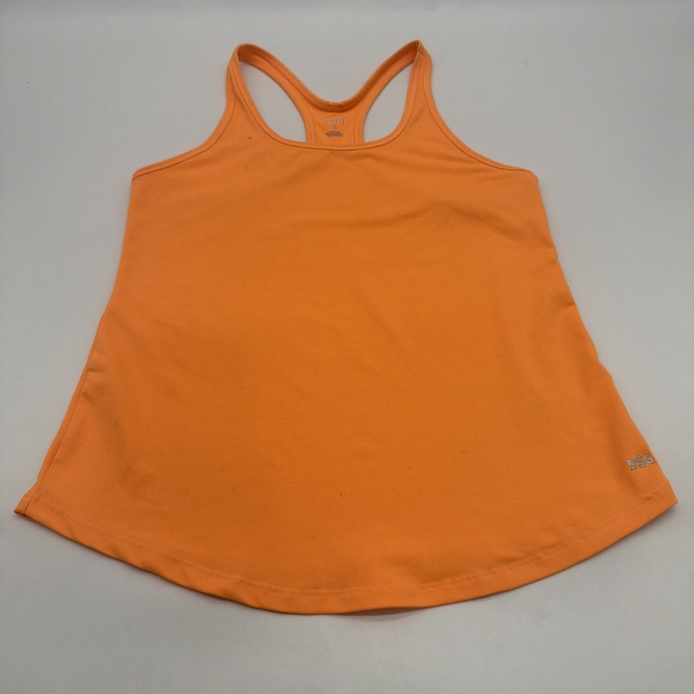 DSG Tank Top Women S Orange Solid Logo .#47007