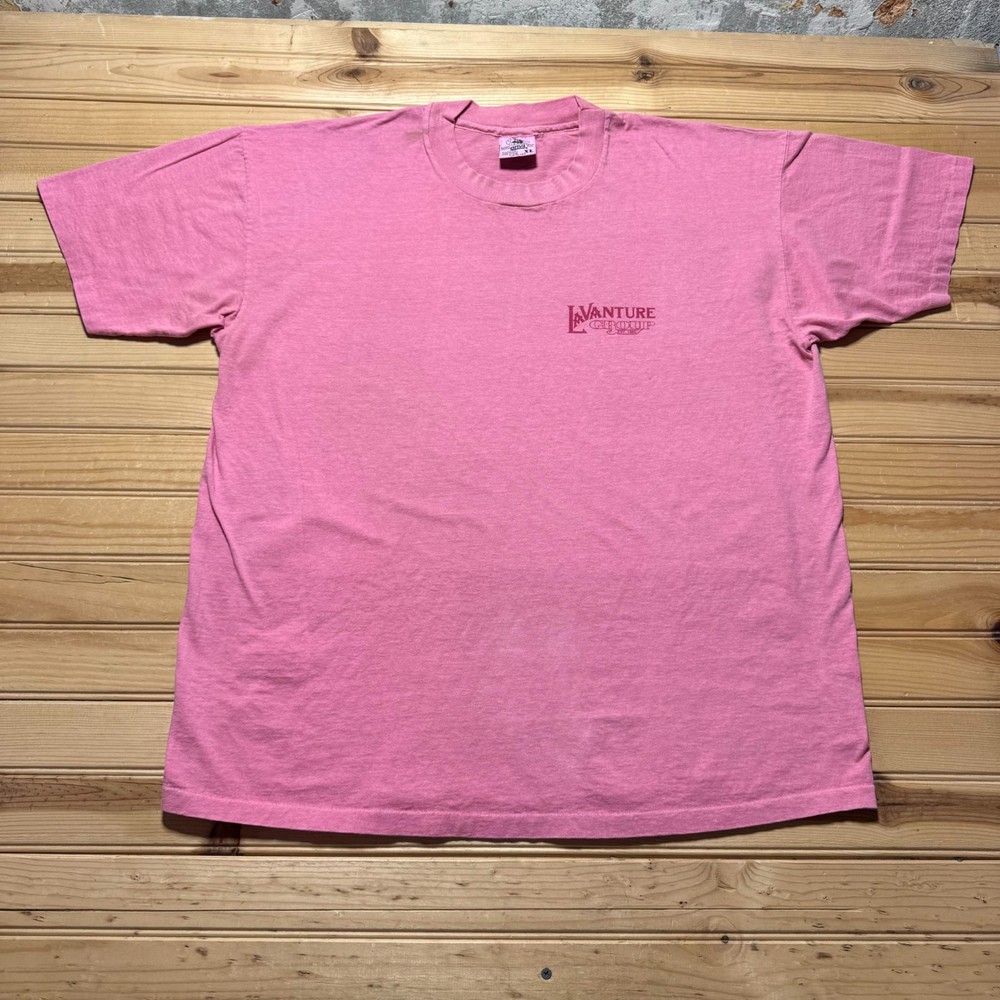 Vintage 90s LaVanture Group Single Stitch Graphic Promo T-Shirt USA Made - XL