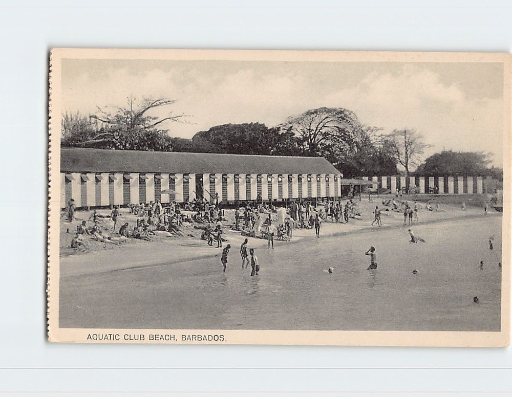 Postcard Aquatic Club Beach Barbados