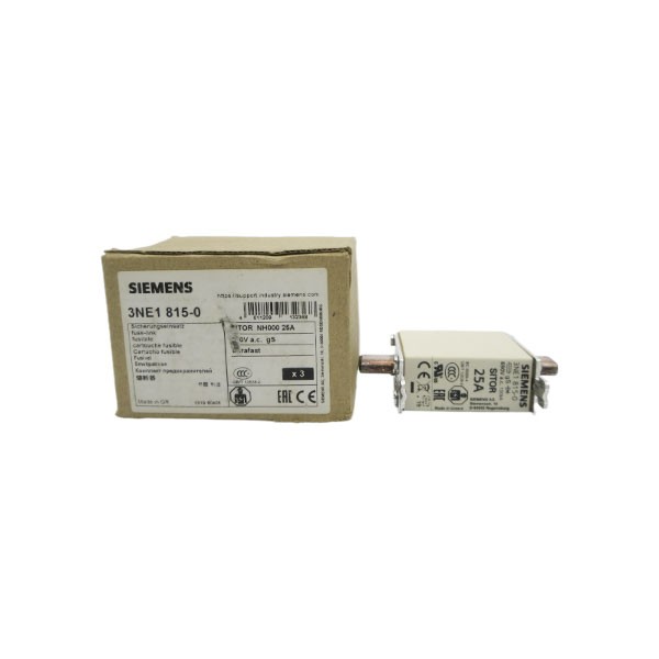 Siemens 3Ne1815-0 690Vac 25A (Pkg Of 3) Nsmp
