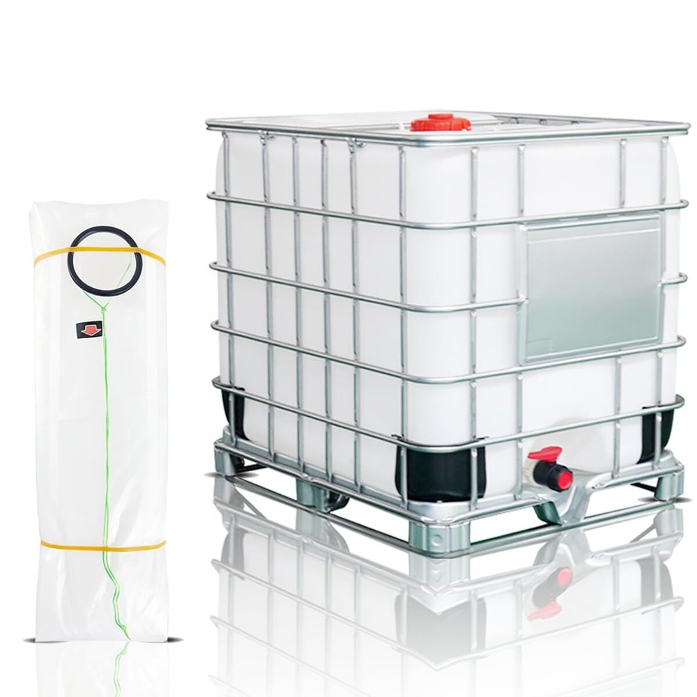 Esamploe IBC Tote CoverIBC Water Storage Tank Liner Bag for 275 Gallon20c Thi...