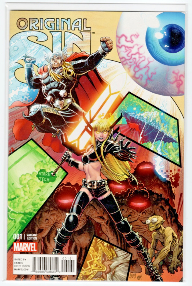 Original Sin #1 Variant Edition Arthur Art Adams Connecting Battle Cover NM 2014