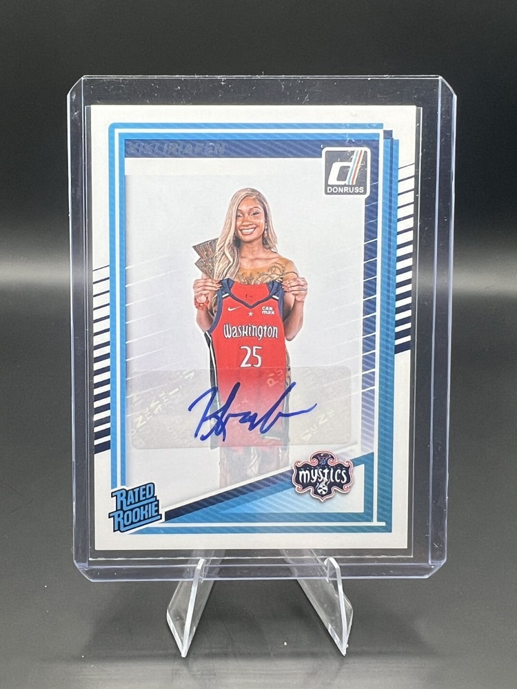 2025 Panini Donruss WNBA Kiki Iriafen #94 Rated Rookie Auto Mystics