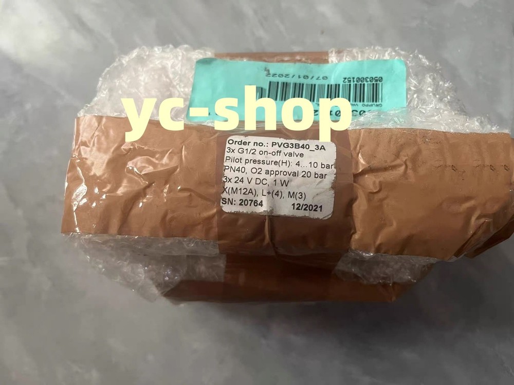 New PVG3B40_3A_CLP Solenoid valve assembly Fast Shipping via FedEx or DHL