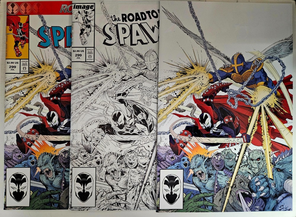 Spawn 299 A B C Set Amazing Spider-Man Homage Todd McFarlane  Image 2019 NM