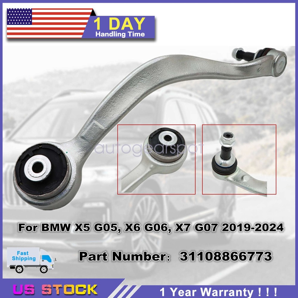 Lower Left Control Arm 31108866773 For BMW X5 G05, X6 G06, X7 G07 2019-2024