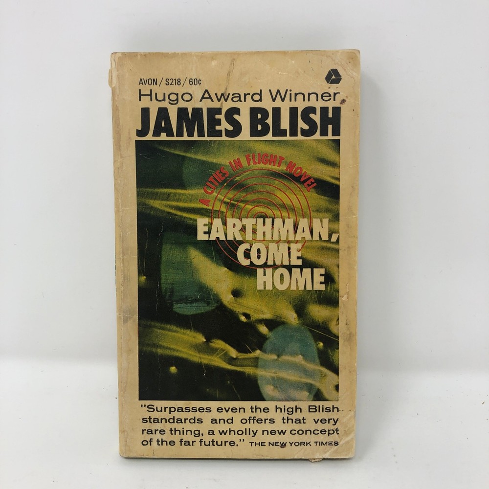 Earthman, Come Home by James Blish 3rd Printing 1966 Avon Books PB Hugo Award