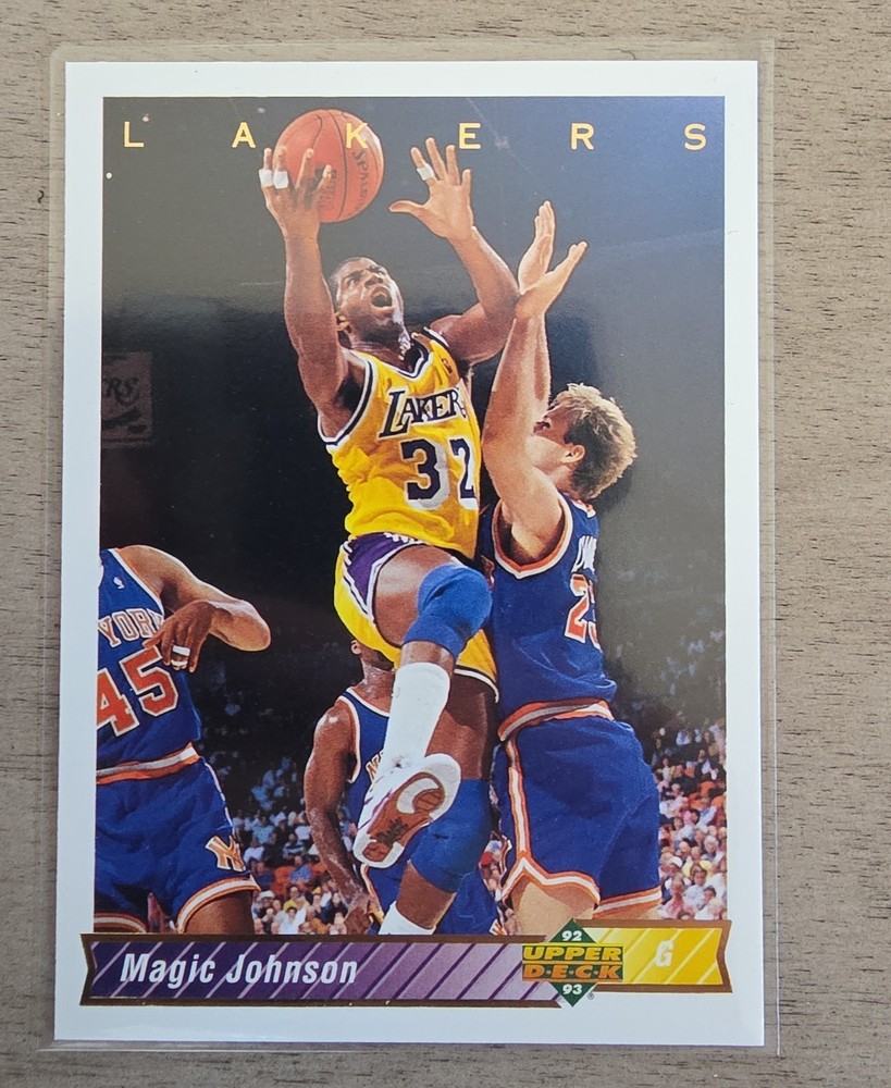 1992-93 Upper Deck Magic Johnson #32A Los Angeles Lakers HOF