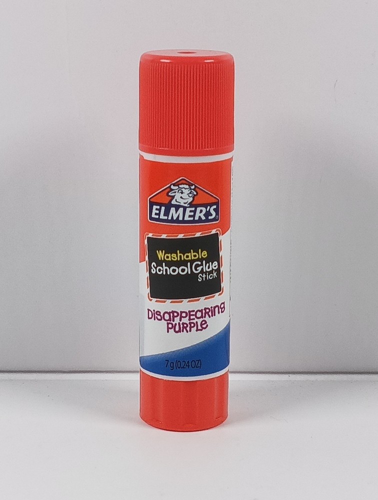 Elmers Disappearing Purple School Glue Stick Washable