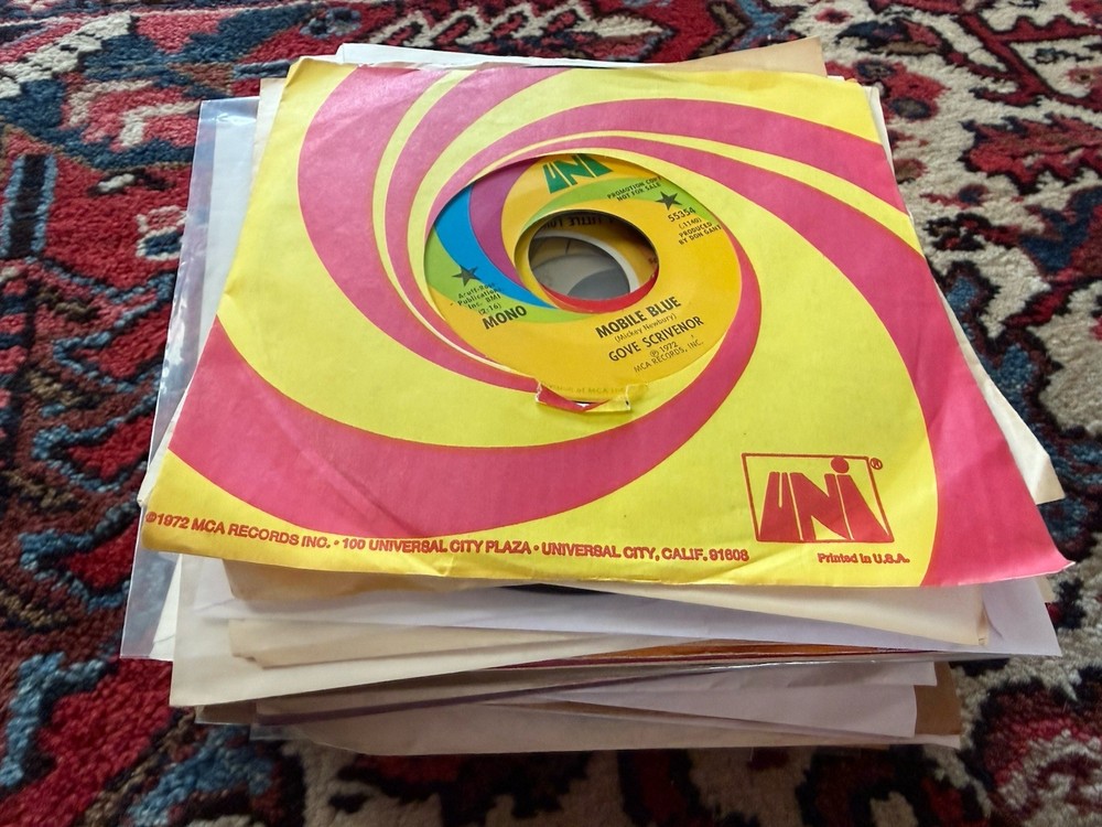Lot Of (50) 45 Rpm Records Garage,Psych,Rockabilly,Surf 1960'S-80S
