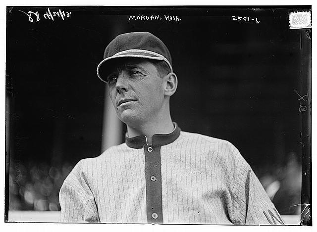 Photo:Clyde Milan Morgan WA 1913 Baseball Portrait Washington Senators