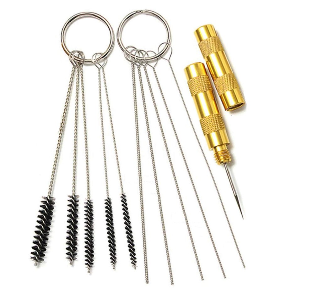 Airbrush Cleaning Kit, Spray Gun Cleaning Repair Tool Kit Including 5 Pcs Cle...