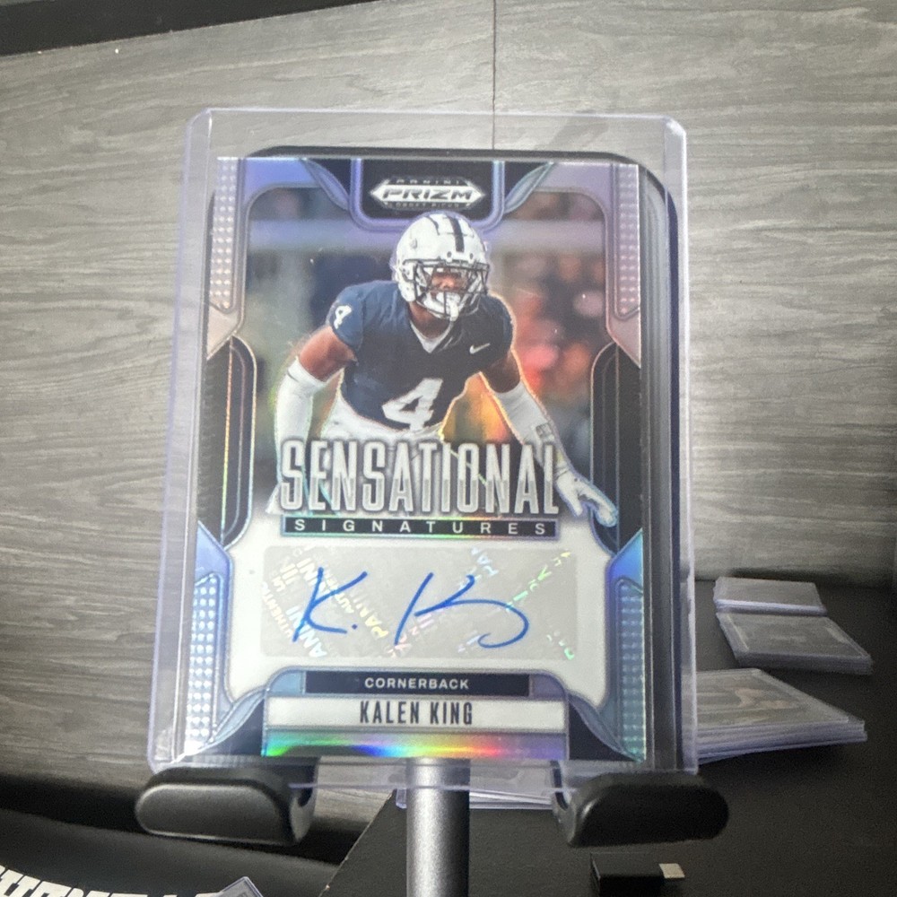 Panini 2025 Prizm Draft Picks Kalen King Sensational Signatures Auto SS-KKG