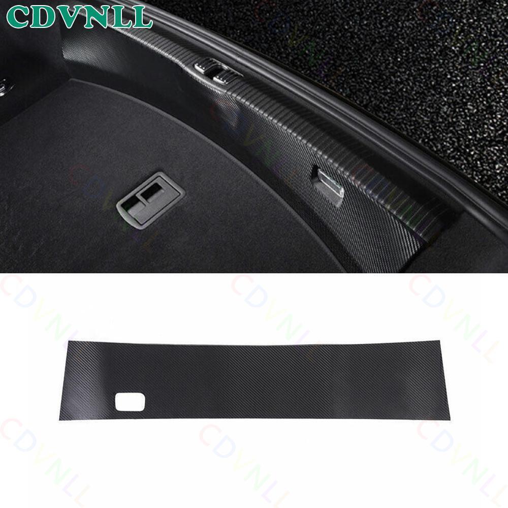 For Audi A8 S8 2019-2024 Carbon Fiber Leather Protective Pad Inside The Trunk 1*