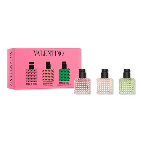 Valentino Perfume Mini Gift Set for Women: Born in Roma Donna Trio Discovery Set