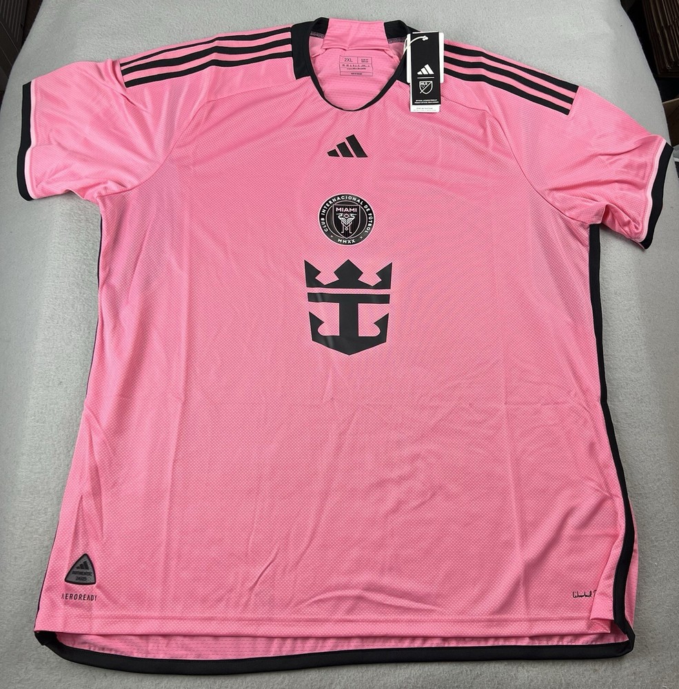 ADIDAS Men’s Inter Miami CF 24/25 Home Authentic Jersey Size 2XL NWT