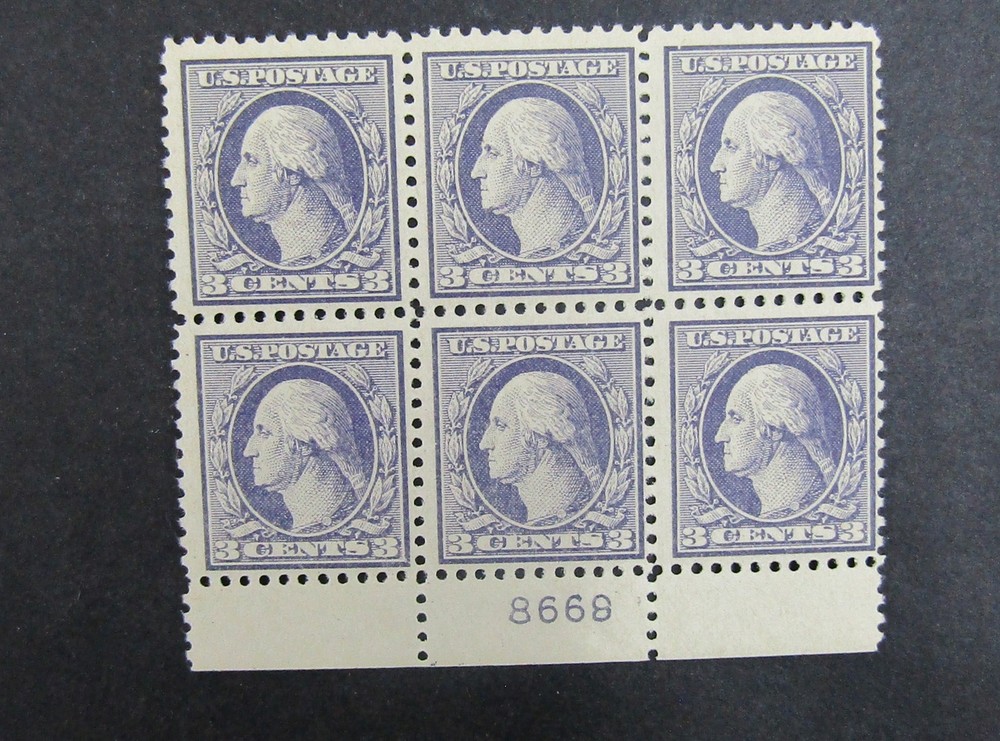 nystamps US Washington Plate Block Stamp #529 Mint OG NH $125 P # Block Y15x3664