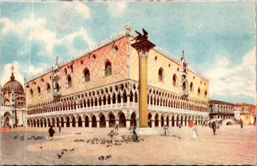 Dr Jim Stamps Postcard Palazzo Ducale Venice
