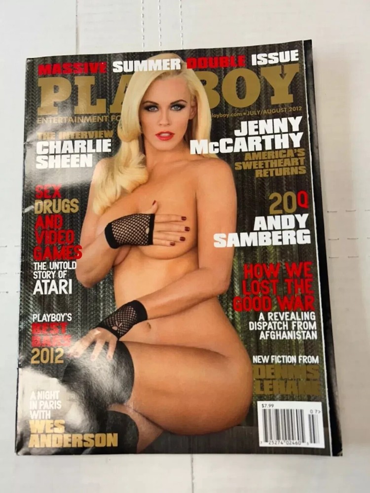 Playboy Magazine July / August 2012 Jenny Mccarthy Excellent Condition