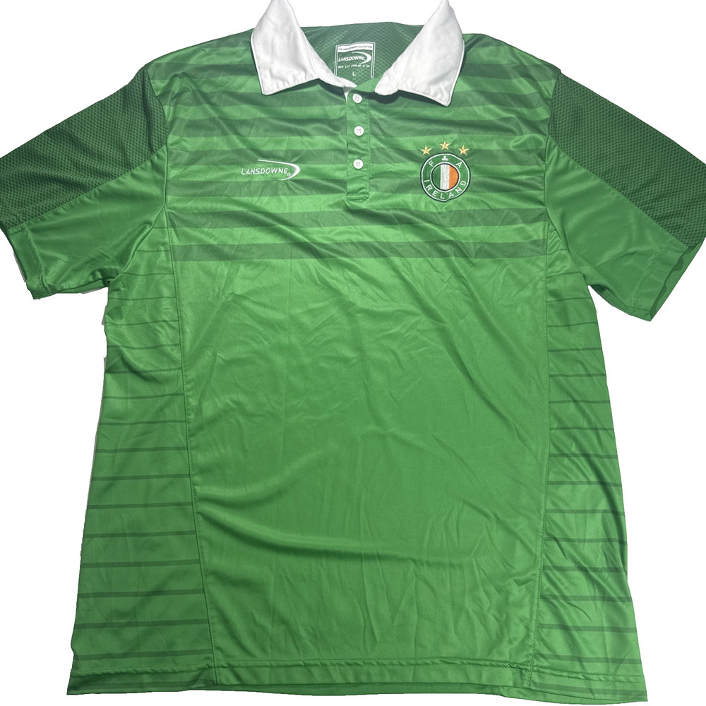 Lansdowne Ireland Polo Jersey Men’s Large Green Soccer Football Shirt