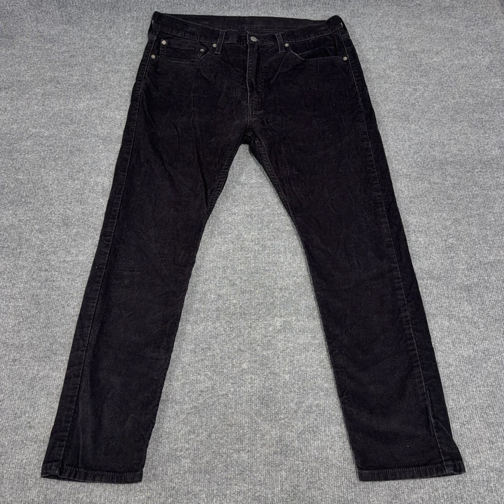 Levis Corduroy Pants Men 36x29 Black 511 Slim Fit 5-Pocket Chino