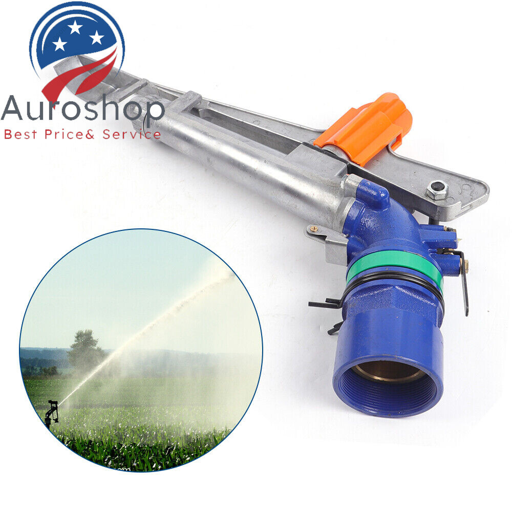Irrigation Spray Gun Sprinkler Head Adjustable Sprinkle Impact Large Area Spray