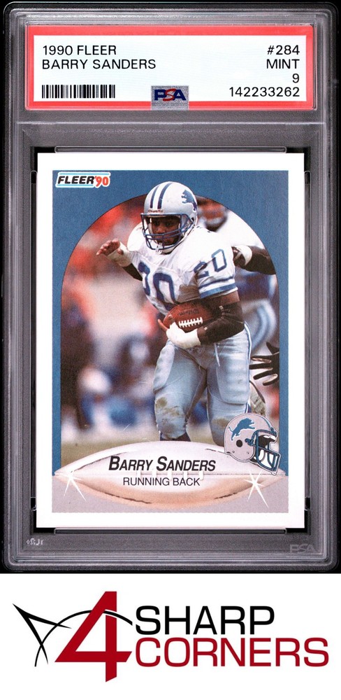 1990 Fleer #284 Barry Sanders Lions Hof Psa 9Expert eBay listing since 2003:Consign your best today!