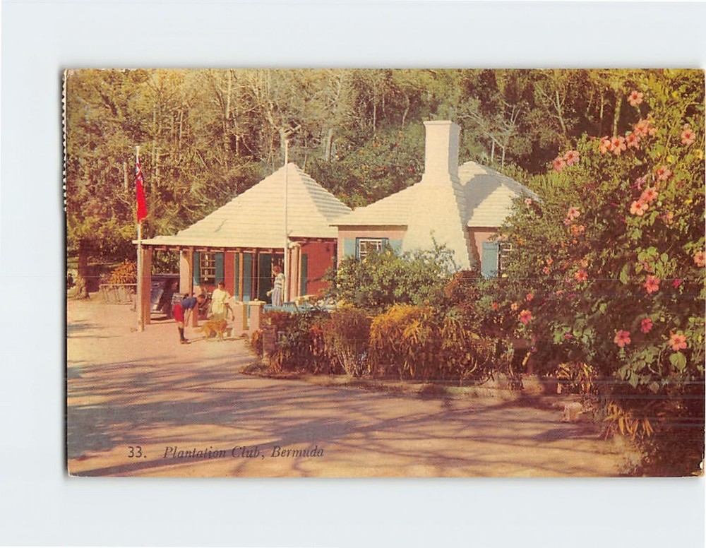 Postcard Plantation Club Bermuda British Overseas Territory