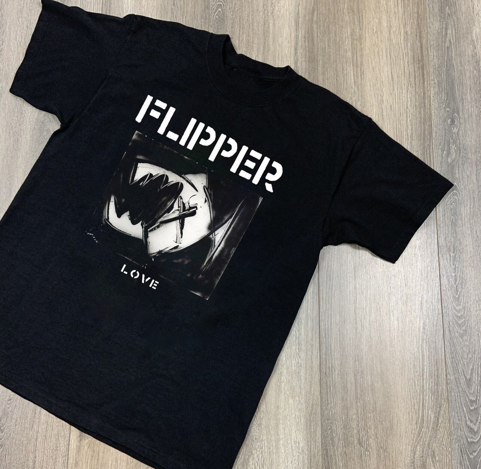Flipper Band Love Album Music Black Unisex Adult T-Shirt S To 5XL MC887