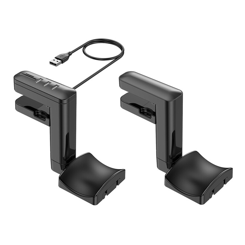 Gaming Headphone Holder Stand 10-40mm Thick Desk Clamp Office Hanger Hook