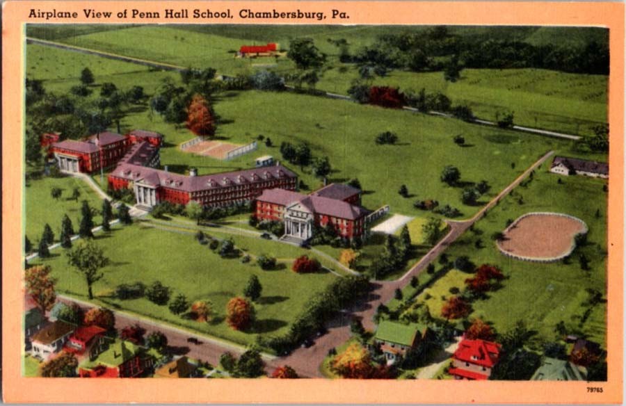 Chambersburg Pennsylvania PA : AERIAL VIEW m/14 BA3945