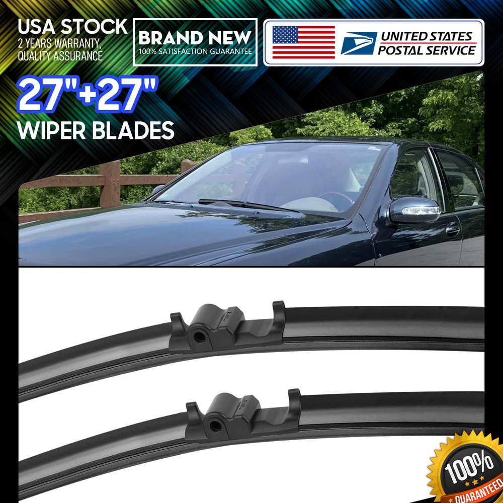Easy Installation Side lock 27''+27'' Premium Bracketless Windshield Wiper Blade