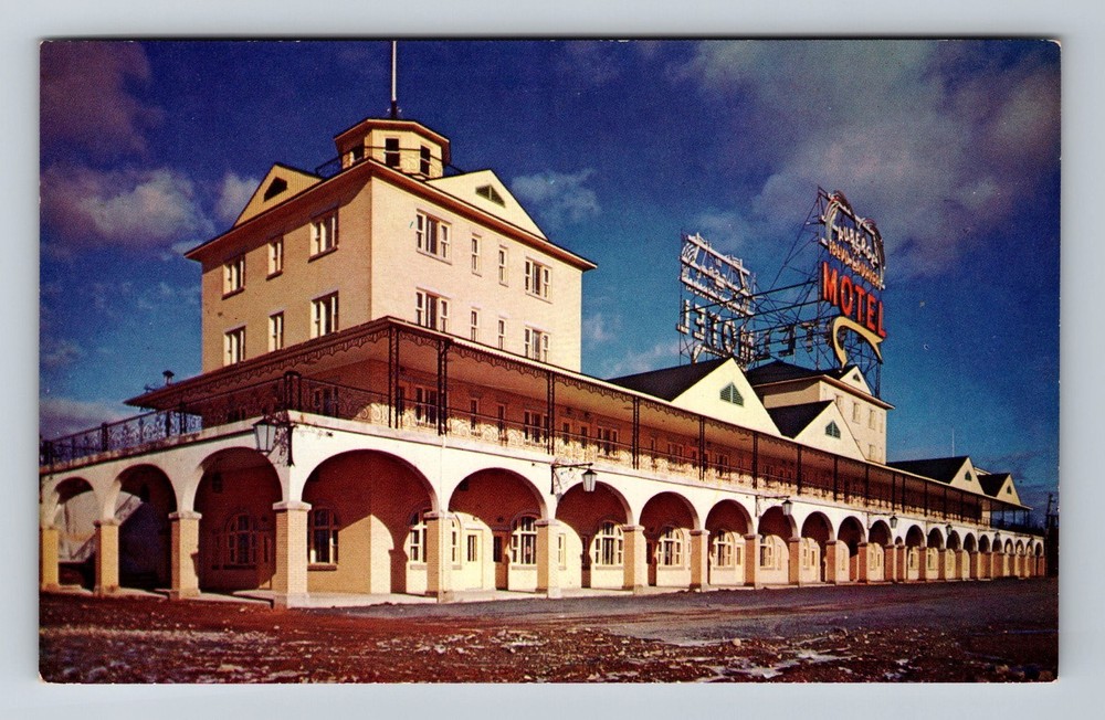 Canada Quebec City Motel Auberge Du Boulevard Old Card View Vintage Postcard PC