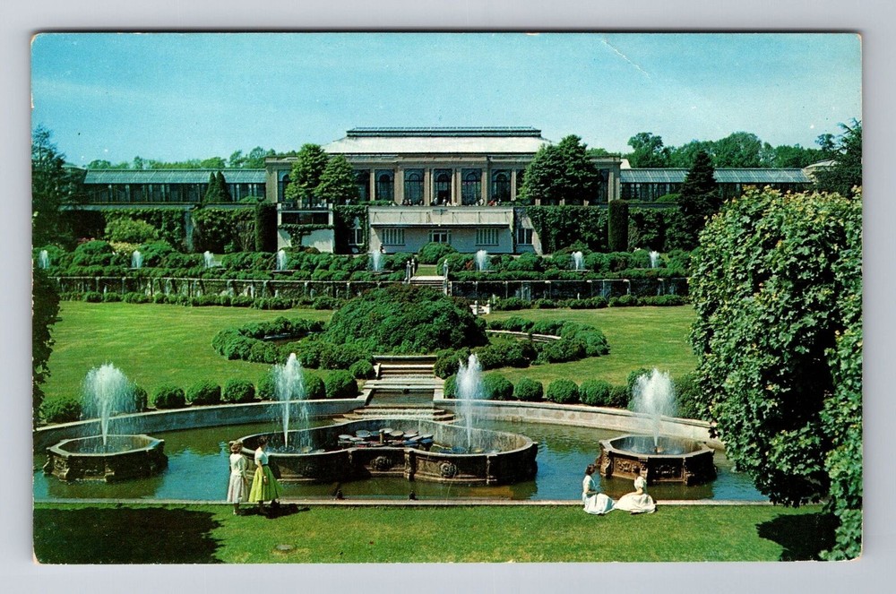 Kennett Square PA-Pennsylvania, Longwood Gardens Conservatory, Vintage Postcard